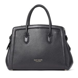 Kate Spade New York Knott Large Leather Satchel